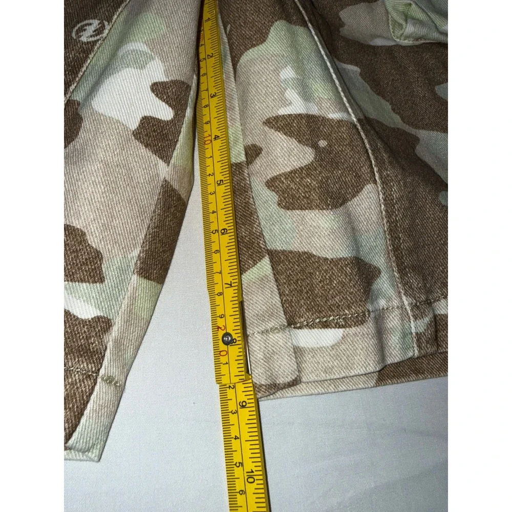 CEEC Los Angeles Mens Camo Cargo Shorts Cotton Denim Streetwear Multi-Pocket NWT